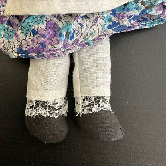 Vintage Bahamas Souvenir Local Ethnic Pin Up Girl Clothes Black Hair with Bows - Picture 4 of 7